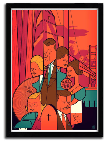 Affiche vertigo par Ale Giorgini ArtAndToys