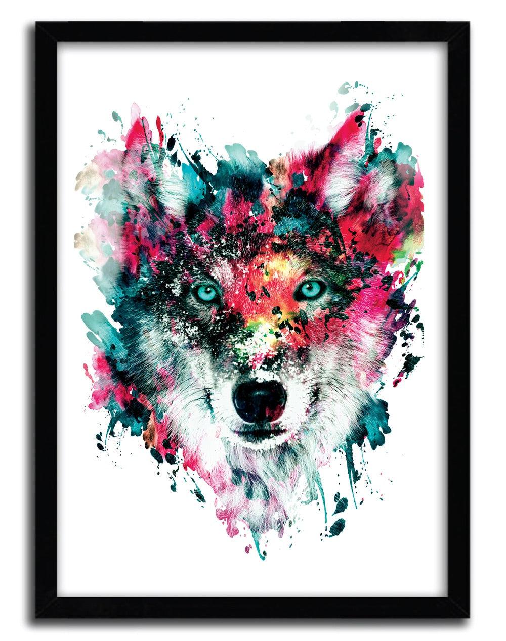 Affiche wolf II par Riza Peker ArtAndToys