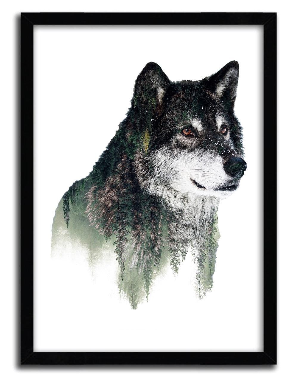 Affiche wolf par Riza Peker ArtAndToys