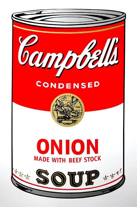 Campbell's Soup Can - Onion Print by Andy Warhol ArtAndToys