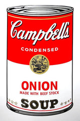 Campbell's Soup Can - Onion Print by Andy Warhol ArtAndToys