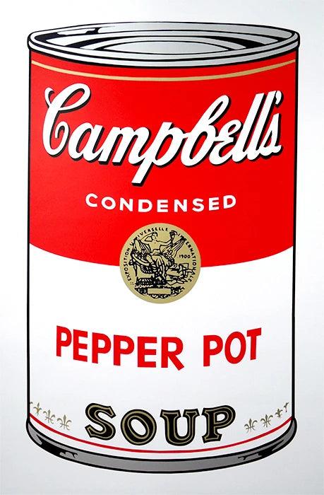 Campbell's Soup Can - Pepper Pot Print by Andy Warhol ArtAndToys