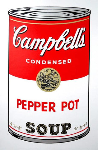 Campbell's Soup Can - Pepper Pot Print by Andy Warhol ArtAndToys