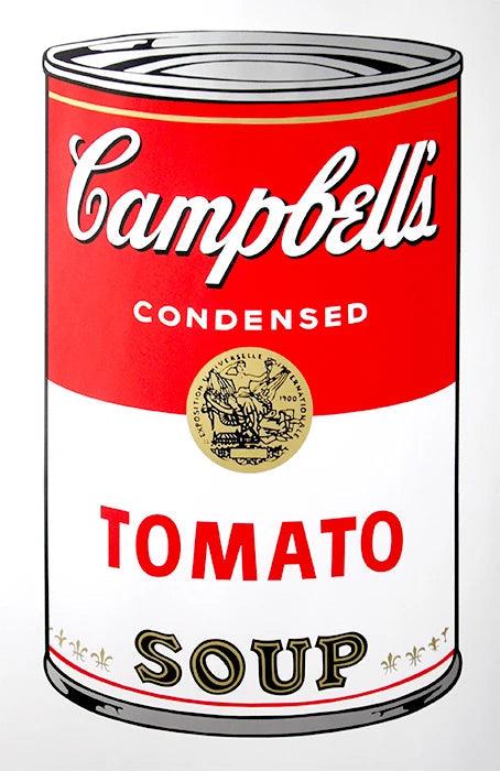 Campbell's Soup Can - Tomato Print by Andy Warhol ArtAndToys