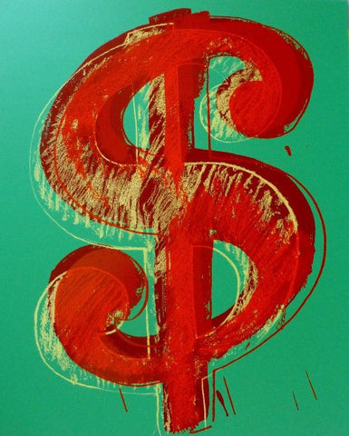 Dollars Signs Portfolio Print by Andy Warhol ArtAndToys