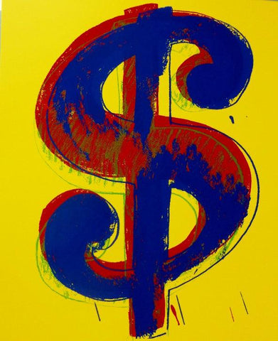 Dollars Signs Portfolio Print by Andy Warhol ArtAndToys