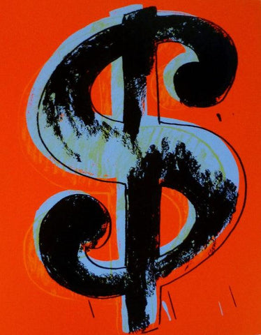 Dollars Signs Portfolio Print by Andy Warhol ArtAndToys