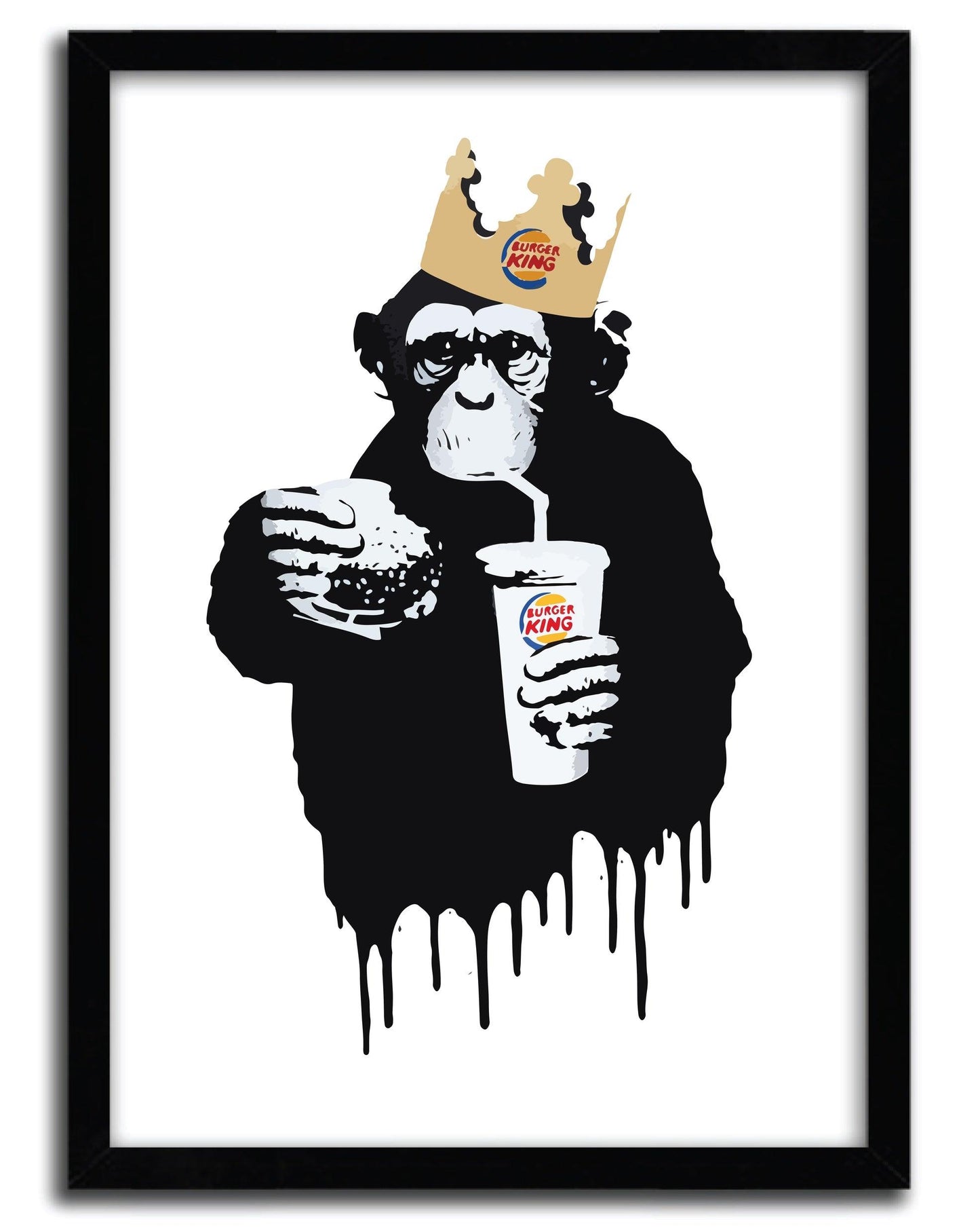 FASTFOODMONKEY BK by Thirsty Bstrd ArtAndToys