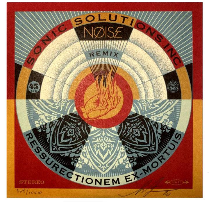 Noise Sonic Solutions Inc. Resurrectionem Vinyl by SHEPARD FAIREY alias OBEY ArtAndToys