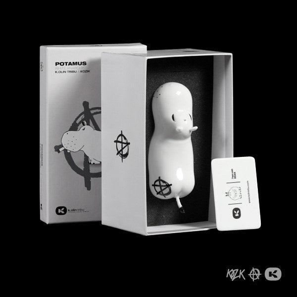 Potamus Black Anarchy by Frank Kozik & K.Olin Tribu ArtAndToys