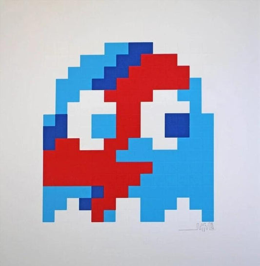 Print Aladdin Sane Inky Blue by Invader ArtAndToys