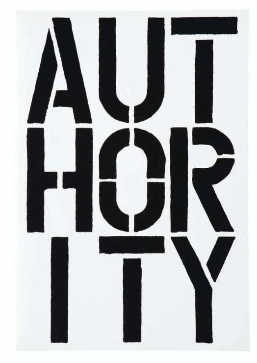 Print Authority by Christopher Wool ArtAndToys