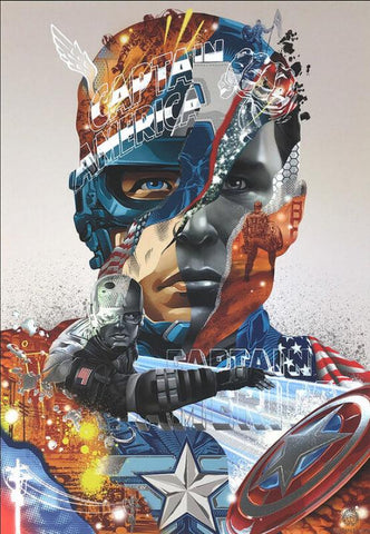 Print CAPTAIN AMERICA  by Tristan Eaton ArtAndToys