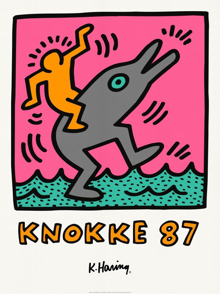 Print  Casino Knokke 87  by  keith Haring ArtAndToys