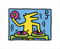 Print DJ by  keith Haring ArtAndToys