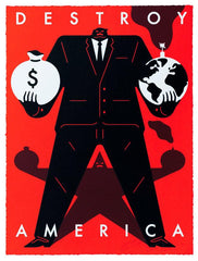 Print Destroy America Red by CLEON PETERSON ArtAndToys