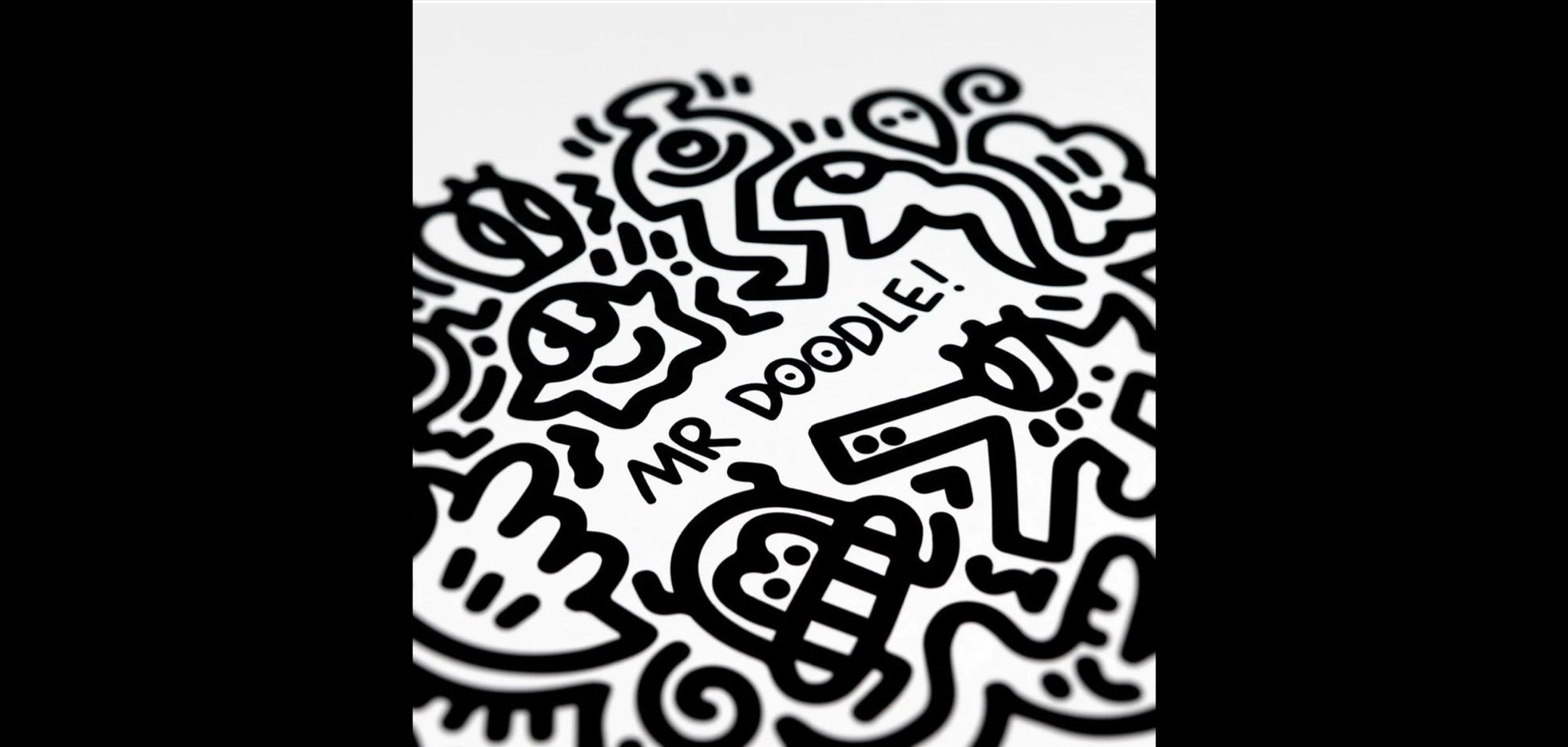 Print Doodle Hug by MR DOODLE ArtAndToys