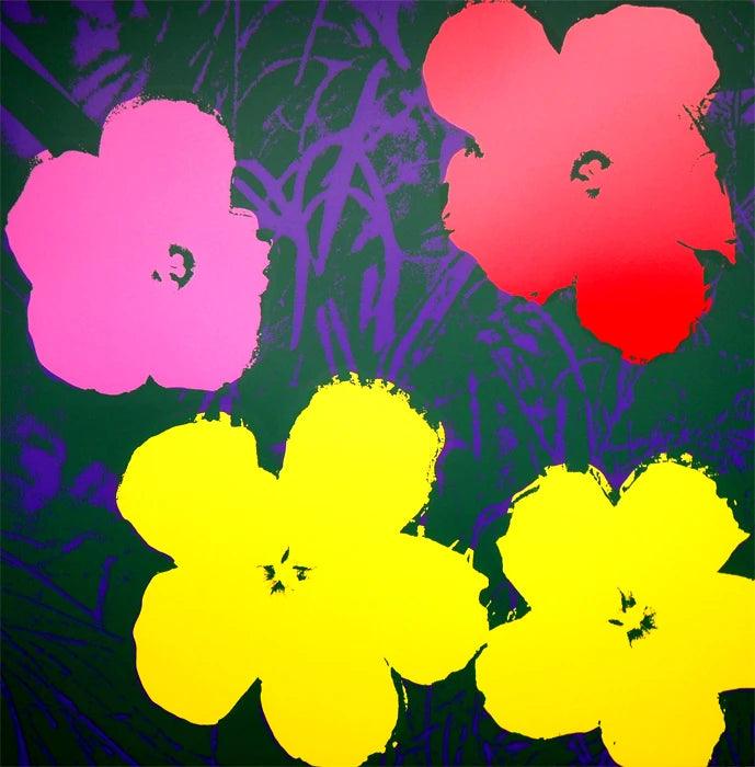 Print Flowers 11.65 Print by Andy Warhol ArtAndToys