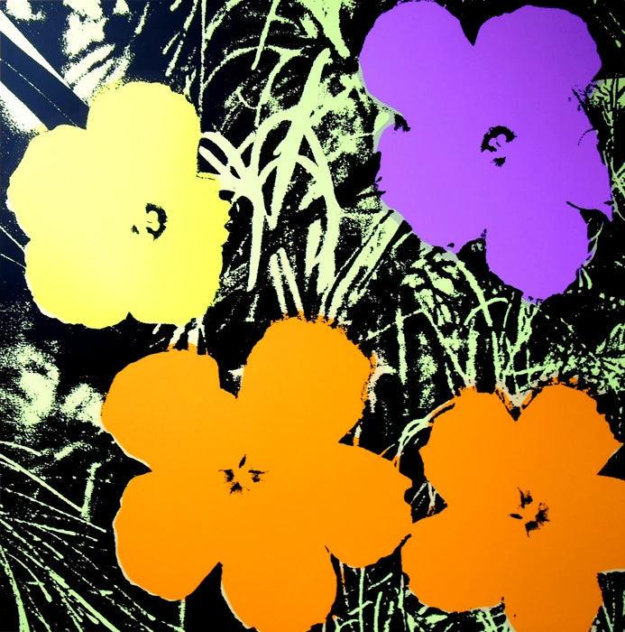 Print Flowers 11.67 Print by Andy Warhol ArtAndToys