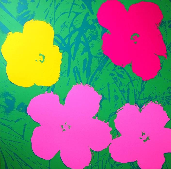 Print Flowers 11.68 Print by Andy Warhol ArtAndToys
