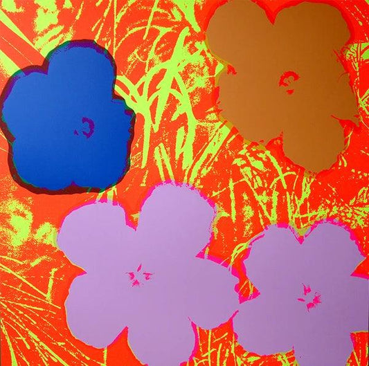 Print Flowers 11.69 Print by Andy Warhol ArtAndToys