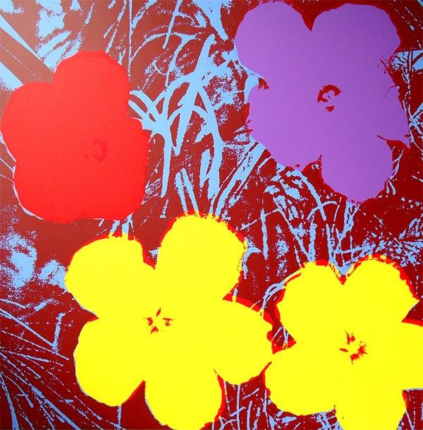 Print Flowers 11.71 Print by Andy Warhol ArtAndToys