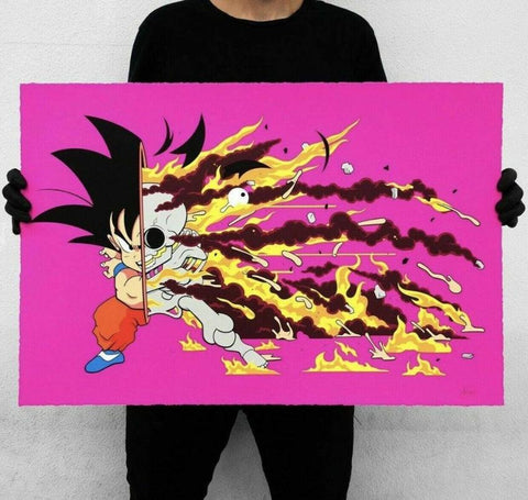 Print GOKU DRAGON BALL Z DECONSTRUCTED KAKAROTTO by MATT GONDEK ArtAndToys