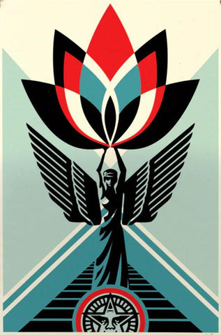 Print LOTUS ANGEL by SHEPARD FAIREY alias OBEY ArtAndToys