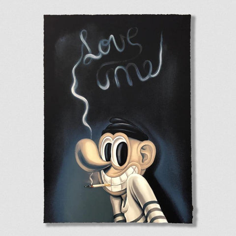 Print Love Me by Baldur Helgason ArtAndToys