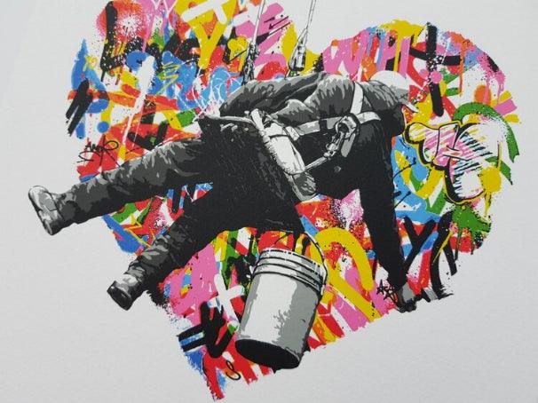 Print MAKE LOVE by MARTIN WHATSON ArtAndToys