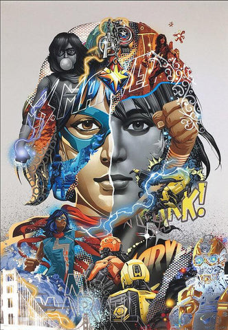 Print MS. MARVEL by Tristan Eaton ArtAndToys