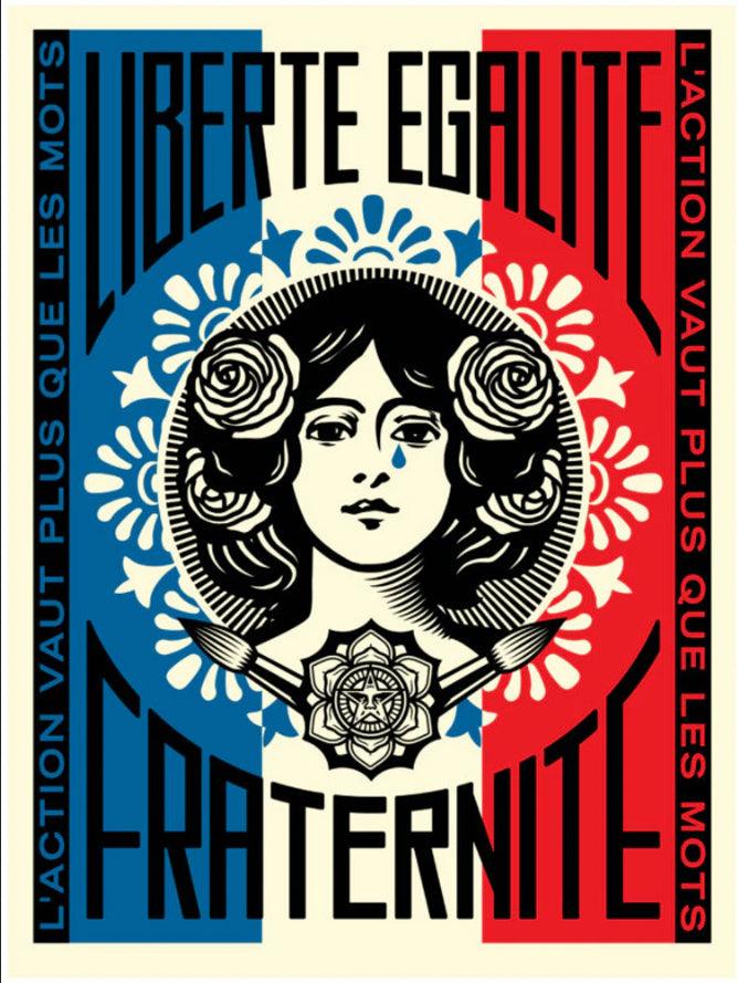 Print Marianne: L'action Vaut Plus Que Les Mots by SHEPARD FAIREY alias OBEY ArtAndToys