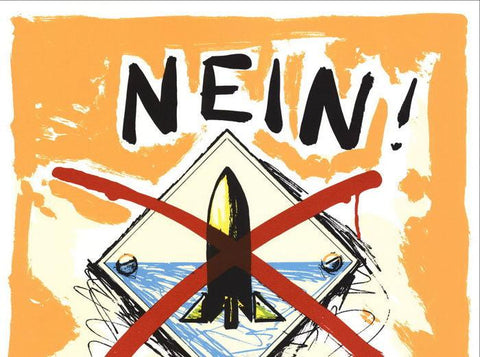 Print Nein ! Stop au nucléaire  by Peter Klasen ArtAndToys