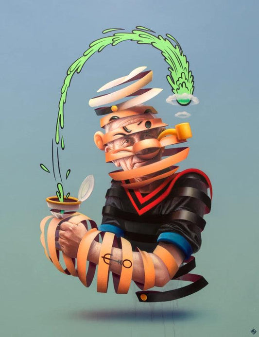 Print Popeye the Sailor Man by Super A ArtAndToys