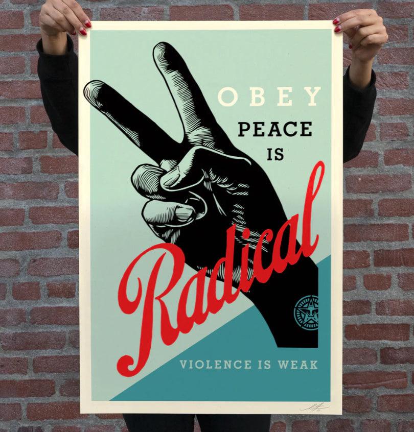 Print RADICAL PEACE by SHEPARD FAIREY alias OBEY ArtAndToys