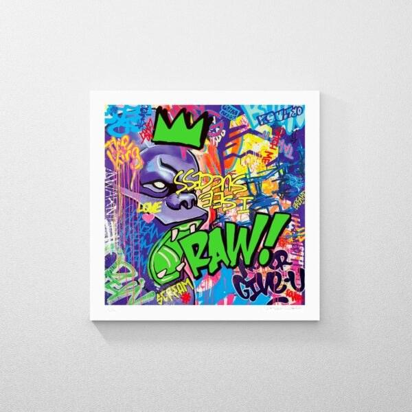 Print RAW ! Green by Richard Orlinski ArtAndToys