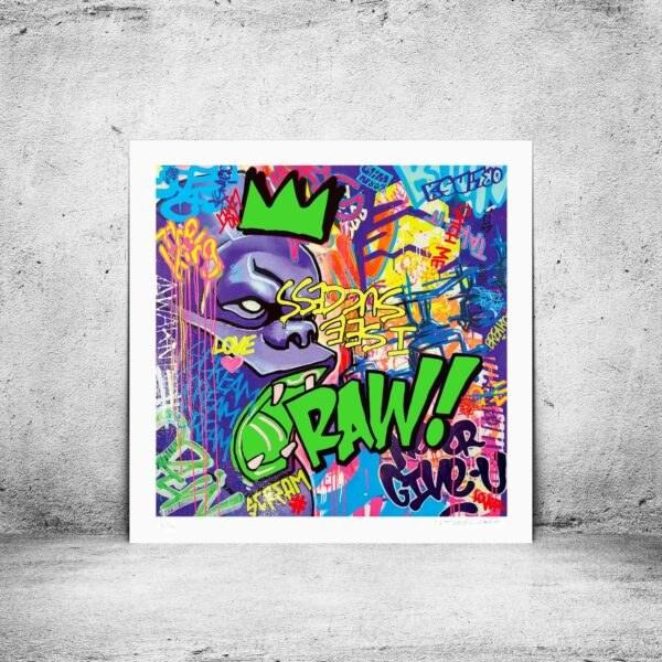 Print RAW ! Green by Richard Orlinski ArtAndToys