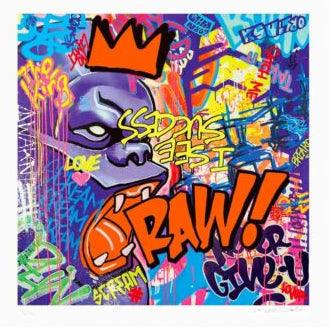 Print RAW ! Orange by Richard Orlinski ArtAndToys