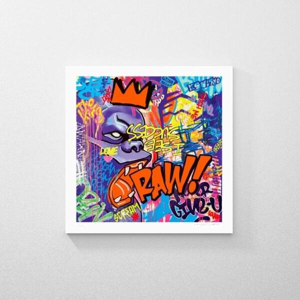 Print RAW ! Orange by Richard Orlinski ArtAndToys