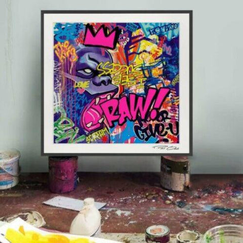 Print RAW ! Pink by Richard Orlinski ArtAndToys