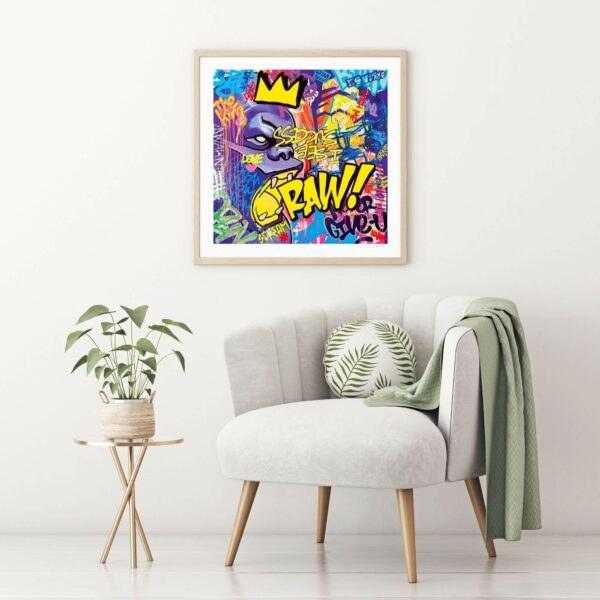 Print RAW ! Yellow by Richard Orlinski ArtAndToys