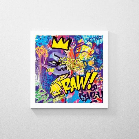 Print RAW ! Yellow by Richard Orlinski ArtAndToys