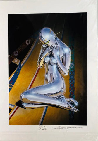 Print Robot Girl (PATTERNS) by HAJIME SORAYAMA ArtAndToys