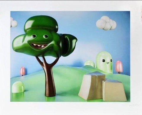 Print SMILING TREE by CESAR PIETTE ArtAndToys