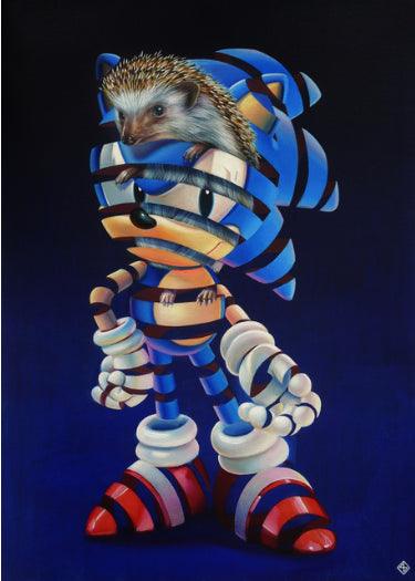 Print Sonic by Super A ArtAndToys