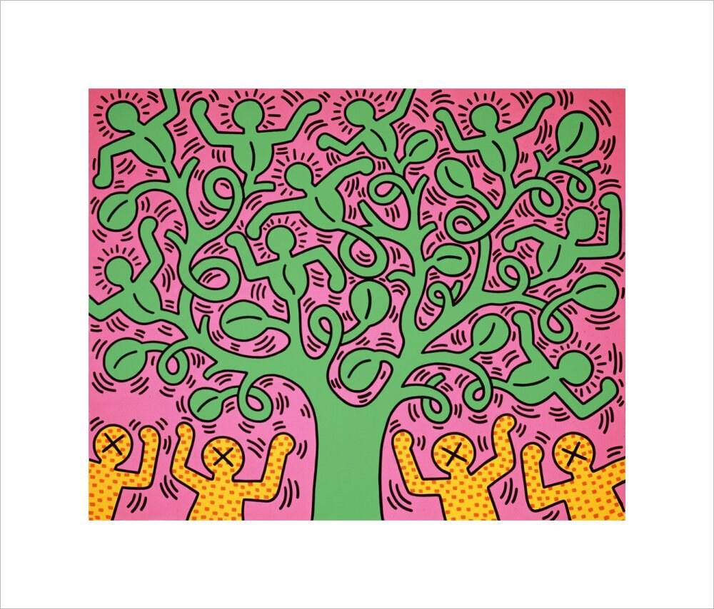 Print Tree of Life by keith Haring ArtAndToys