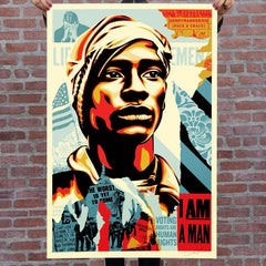 Print VOTING RIGHTS ARE HUMAN RIGHTS by SHEPARD FAIREY alias OBEY ArtAndToys