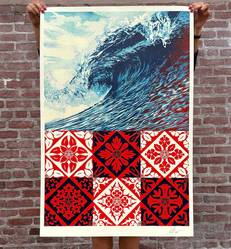 Print WAVE OF DISTRESS by SHEPARD FAIREY alias OBEY ArtAndToys