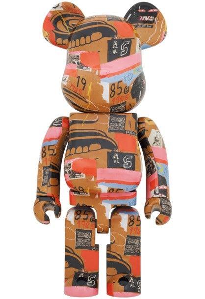 Sculpture 1000% Bearbrick  Andy Warhol x Jean-Michel Basquiat (V2 ArtAndToys