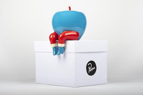 Sculpture AN APPLE ON THE EDGE by PARRA ArtAndToys